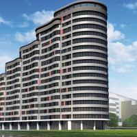 Doksal DVF-21 для комплекса апартаментов АРТЕК - Купить фасадные системы в Екатеринбурге по недорогой цене, алюминиевое остекление фасадов